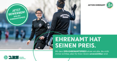 Bewerbungsphase für DFB-Ehrenamtspreis läuft